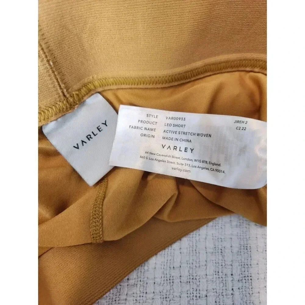VARLEY Leo Shorts in Chai Tea - Picture 6 of 12